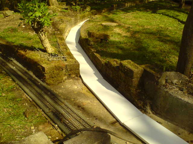 Plastic o gauge track base planks